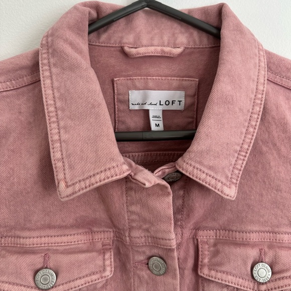 LOFT Denim Jacket - Pink - Picture 2 of 7